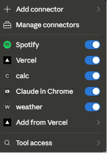 Claude Desktop calling a custom MCP weather tool